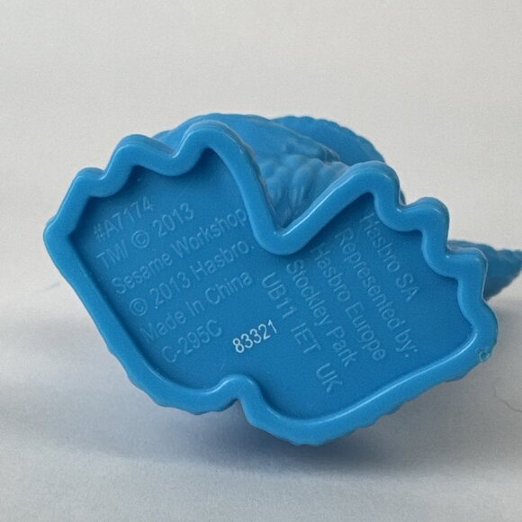 2013 Elmo Cookie Monster Plastic Figures Sesame Street - cake topper toy hasbro - Picture 8 of 13